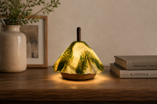 shami lantern　縞黒檀